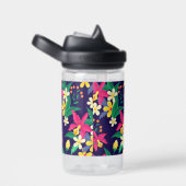 異国カラフル花柄–23021 ウォーターボトル (右面)