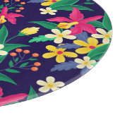 異国カラフル花柄–23021 カッティングボード (角)