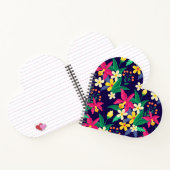 異国カラフル花柄–23021 ノートブック (内部)