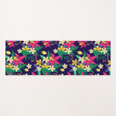異国カラフル花柄–23021 ヨガマット (正面(横))