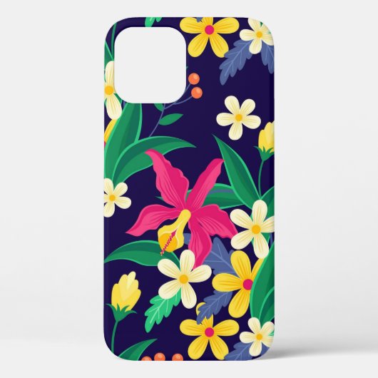 異国カラフル花柄–23021 Case-Mate iPhoneケース (裏面)