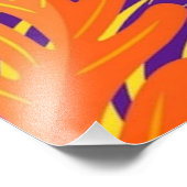 異国カラフル花柄–23148 フォトプリント            (角)