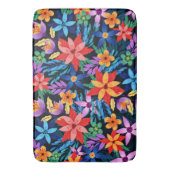 異国カラフル花柄–68578 バスマット (正面縦)