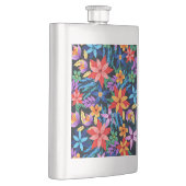 異国カラフル花柄–68578 フラスク (右)