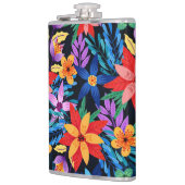 異国カラフル花柄–68578 フラスク (左)