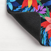 異国カラフル花柄–68578 マウスパッド (コーナー)