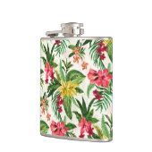 異国ガーリー的なカラフル花 フラスク (左)