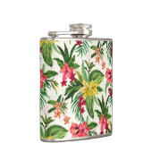 異国ガーリー的なカラフル花 フラスク (右)