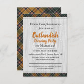 異国人視聴パーティの招待状 招待状 (正面/裏面)