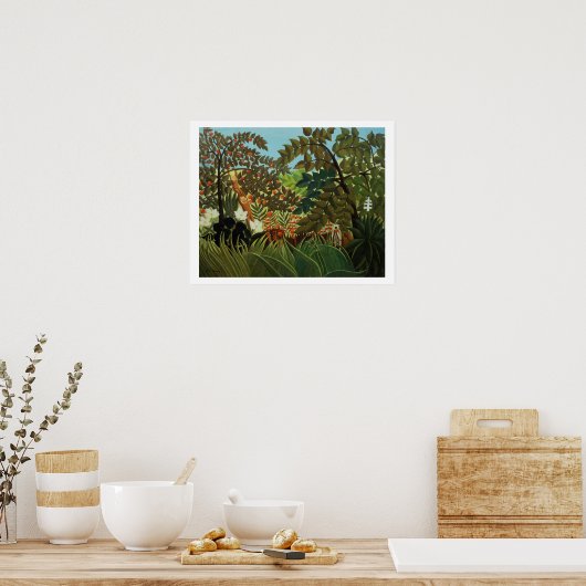 異国情景 ポスター (キッチン)