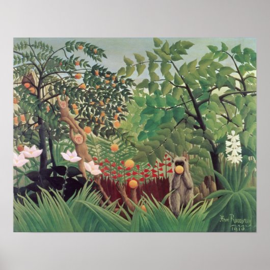 異国情景， 1910 ポスター (正面)