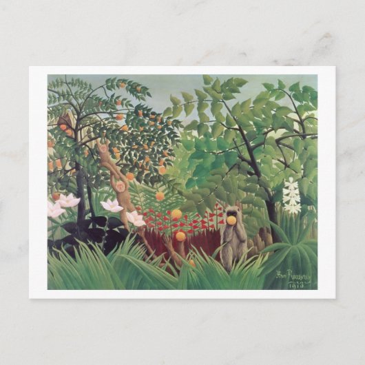 異国情景， 1910 ポストカード (正面)