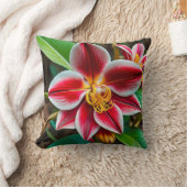 異国花 クッション (ブランケット)