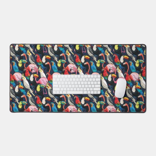 異国鳥 デスクマット (キーボード&マウス)