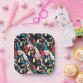 異国鳥 ペーパープレート (パーティー)