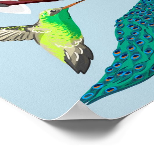 異国鳥 ポスター (角)