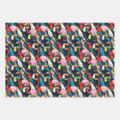 異国鳥 ラッピングペーパーシート (正面3)