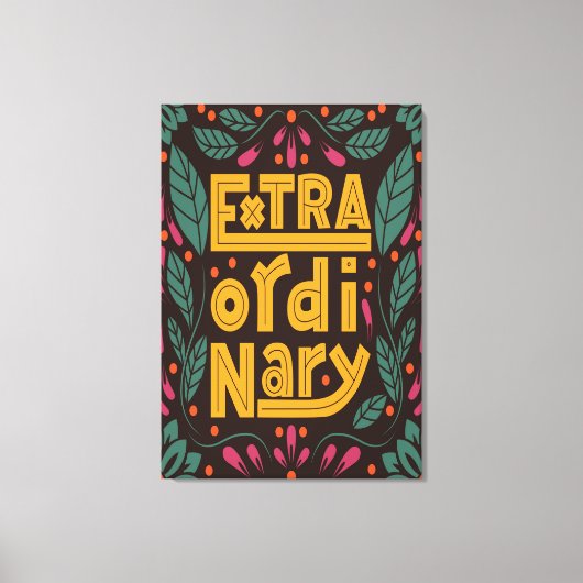異型芸術 キャンバスプリント (正面)