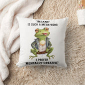 異常おもしろいカエルことわざ クッション (ブランケット)