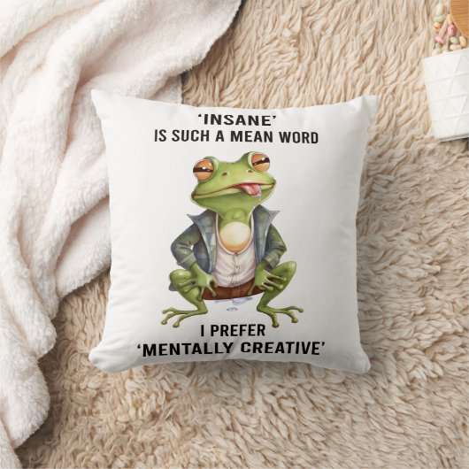 異常おもしろいカエルことわざ クッション (ブランケット)