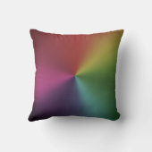 異常なアビー ノーマル カラフル ワープ スパイラル クレイジー クッション (裏面)