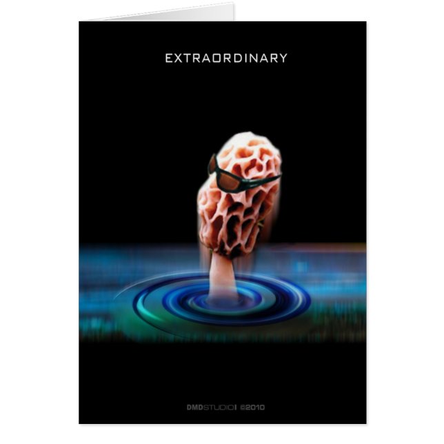 異常なアミガサタケカード (正面)