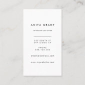 異常なグリッドライン 名刺 (裏面)