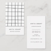 異常なグリッドライン 名刺 (正面/裏面)