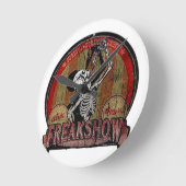 異常なショー ラウンド壁時計 (傾斜)