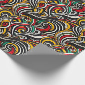 異常なストライプ ラッピングペーパー (角)