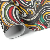 異常なストライプ ラッピングペーパー (ロールコーナー)