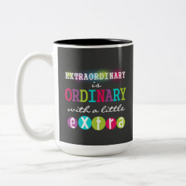 異常な先生の引用文の黒板のマグ ツートーンマグカップ