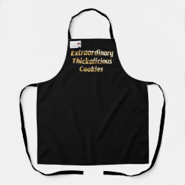 異常な厚さ気のあるクッキー エプロン