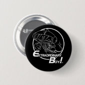 異常な少年！ボタン 缶バッジ (正面&裏面)