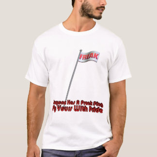 異常な旗のはえ Tシャツ