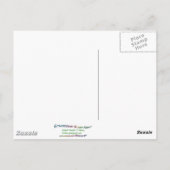 異常な星明かりの夜 ポストカード (裏面)