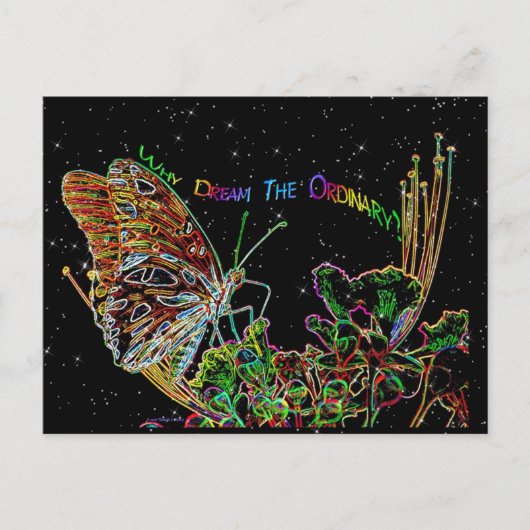 異常な星明かりの夜 ポストカード (正面)