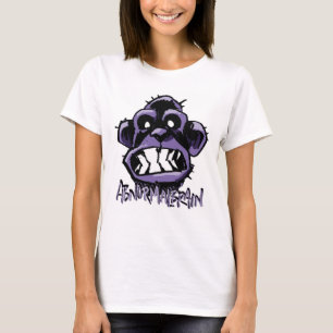 異常な猿 Tシャツ