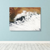 異常な雲の形成 キャンバスプリント (インサイチュ (ウッドフロア))