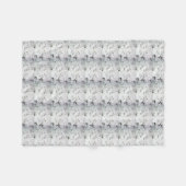 異常な鳥足プリントフリースブランケット フリースブランケット (正面(横))