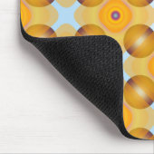 異常な黄色の幾何学的 マウスパッド (コーナー)