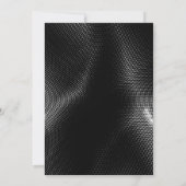 異常に黒いきらめくパタ結婚ーン 招待状 (裏面)