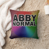 異常アブビー正常な色の反りスパイラル熱狂する クッション (ブランケット)