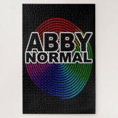 異常アブビー正常な色の反りスパイラル熱狂する ジグソーパズル (縦)