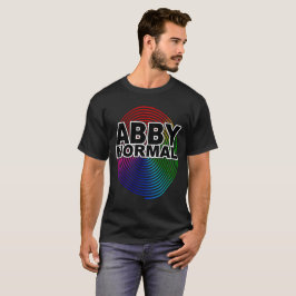 異常アブビー正常な色の反りスパイラル熱狂する Tシャツ
