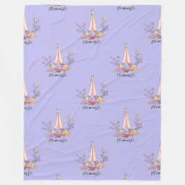 異常スピリチュアル記号パターン4 フリースブランケット