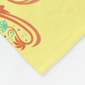 異常スピリチュアル記号パターン6 フリースブランケット (角)