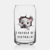 異常モダンなおもしろいカスタム誕生日 ガラス缶 (正面)