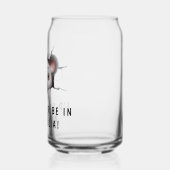 異常モダンなおもしろいカスタム誕生日 ガラス缶 (左)