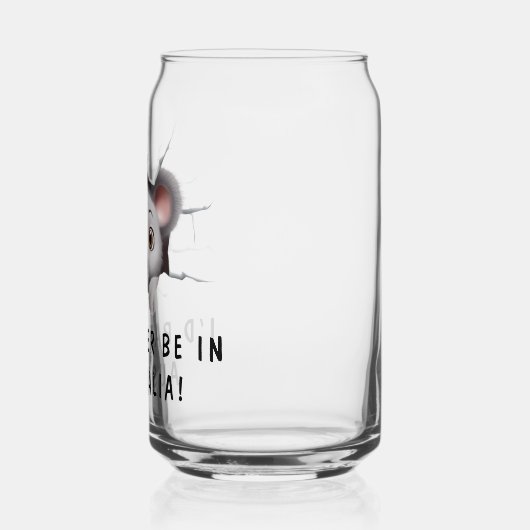 異常モダンなおもしろいカスタム誕生日 ガラス缶 (左)